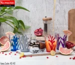 colorful acrylic glass
