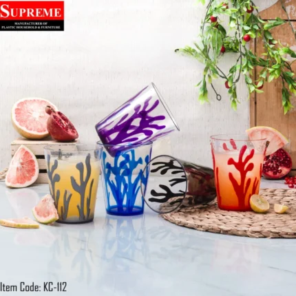 colorful acrylic glass