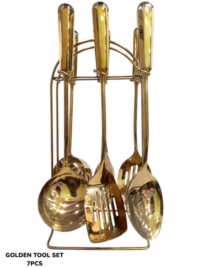 Golden 7 Pcs Kitchen Tool Set