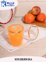 Golden-Lined Acrylic Glass For Drinking