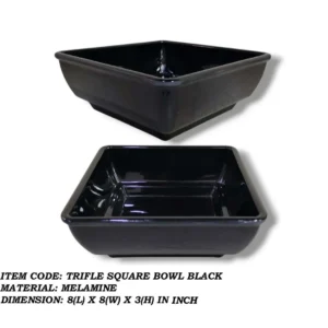 Melamine Black Color Bowl For Serving