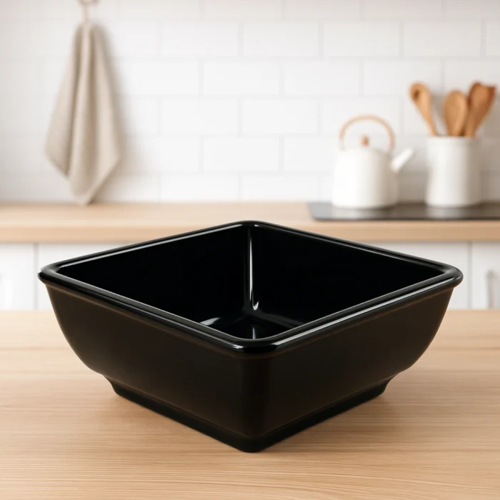 Melamine Black Color Bowl For Serving