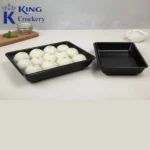 Melamine dish for mithai, sweets and dry fruits