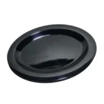 Melamine Black Color Double Glazed 14.5 inch Dish For Serving