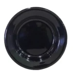 Melamine Black Color Double Glazed 7.5 inch Quarter Plate For Dining