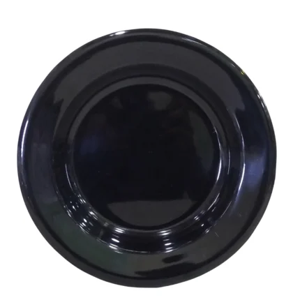 Melamine Black Color Double Glazed 7.5 inch Quarter Plate For Dining