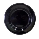 Melamine Black Color Double Glazed 8.5 inch Deep Plate For Dining