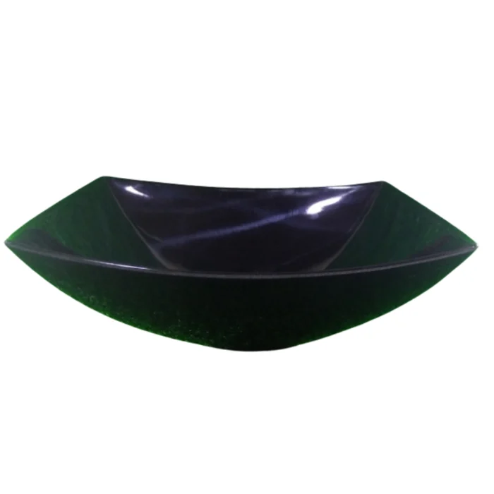 Melamine Black Color Double Glazed Bowl 8 inch For Dining and Serving