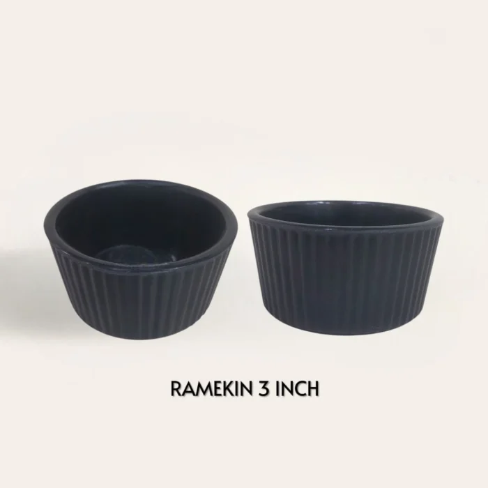 Melamine Black Color Piyali 3 inch For Serving
