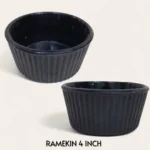 Melamine Black Color Piyali 4 inch For Serving