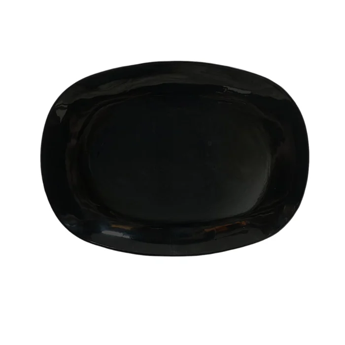 Melamine Black Color Rice Dish For Serving