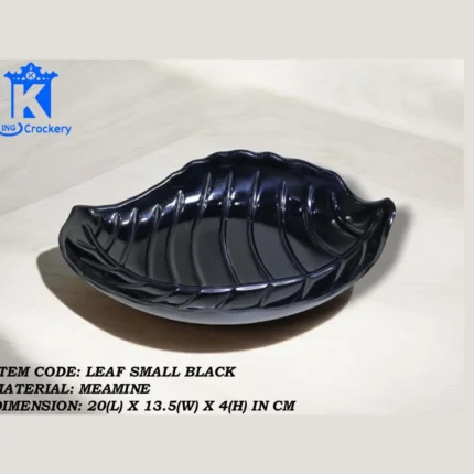 Melamine Black Color Small Platter For Serving