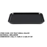 Melamine Black Color Small Tray For Serving