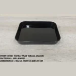 Melamine Black Color Small Tray For Serving