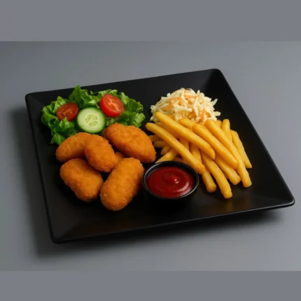 Melamine Black Platter for Food Serving