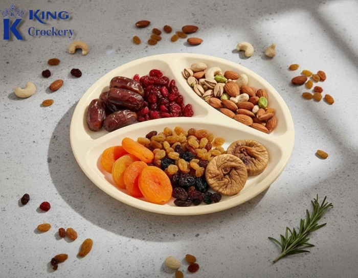 Melamine Cream Color Divider for Serving