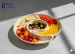 melamine cream color platter for serving