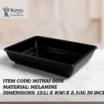 Melamine dish for mithai, sweets and dry fruits