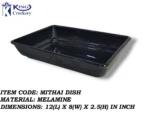 Melamine dish for mithai, sweets and dry fruits