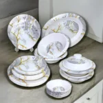 Melamine Full Print Shape Double Glazed Loose Dinner Range