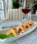 melamine medium size serving dish