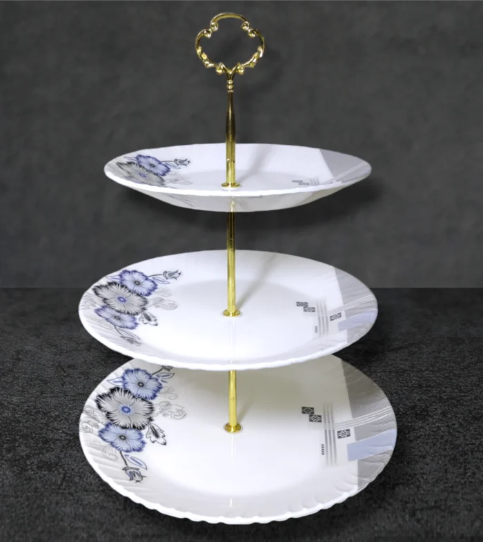 Printed Pastry and Cake 3 Tier Stand