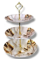 Printed Pastry and Cake 3 Tier Stand