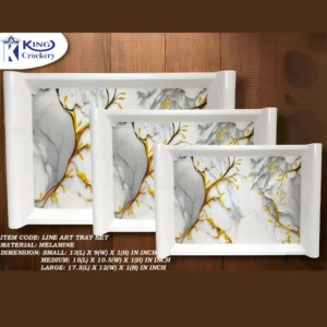 melamine printed serving tray