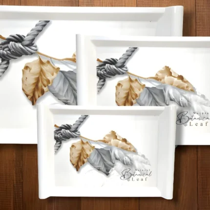 melamine printed serving tray in 3 sizes