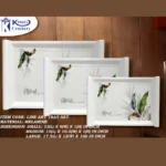 Melamine Printed Tray 3 Pieces Set