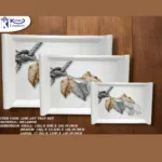 Melamine Printed Tray 3 Pieces Set