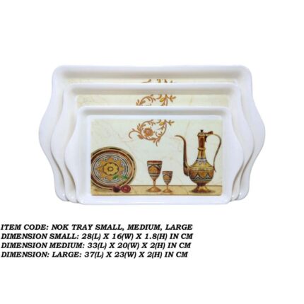 Melamine Printed Tray For Serving
