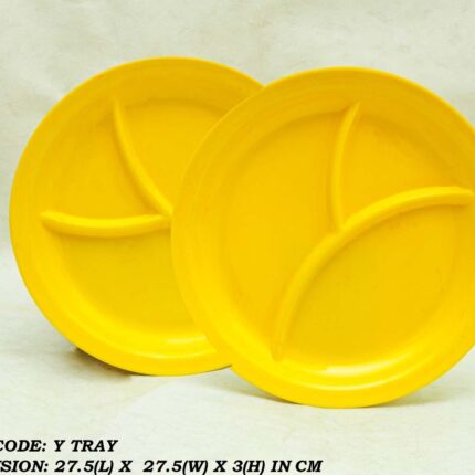 Melamine Serving Yellow Color Tray