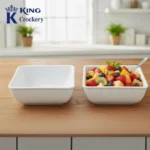 Melamine White Color Bowl For Serving