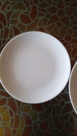 Melamine White Color Double Glazed 8.5 inch Soup Plate For Dining