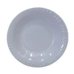 Melamine White Color Double Glazed 9 inch Deep Plate For Dining