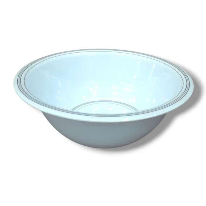 Melamine White Color Double Glazed Bowl 8 inch For Dining and Serving