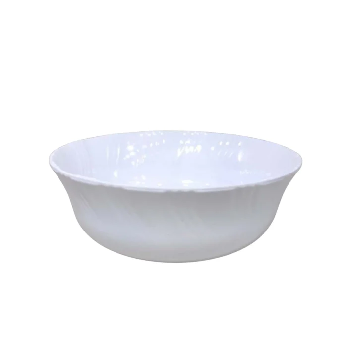 Melamine White Color Double Glazed Bowl 8 inch For Serving