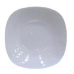 Melamine White Color Double Glazed Quarter 7.5 inch For Serving