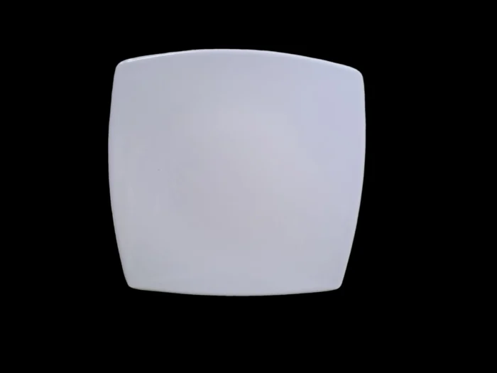 Melamine White Color Double Glazed Rice Dish 10 inch For Dining