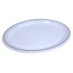 Melamine White Color Double Glazed Rice Dish 13.5 inch For Serving