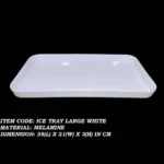 Melamine White Color Large Tray For Serving