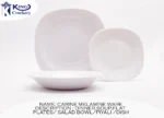 melamine white color plates