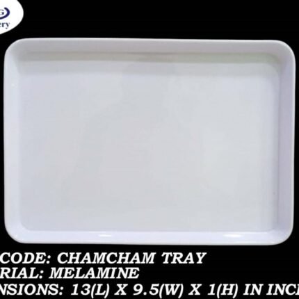 Melamine Serving Tray in White Color