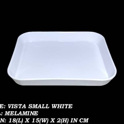 Melamine White Color Small Tray For Serving