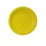 Melamine Yellow Color Double Glazed Deep Plate 8.5 inch For Dining