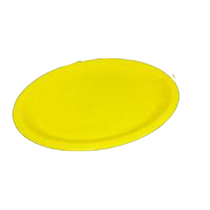 Melamine Yellow Color Double Glazed Rice Dish 13.5 inch For Serving