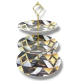 Printed Pastry and Cake 3 Tier Stand