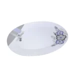 Printed Melamine Double Glazed 14 inch Rice Plate For Serving