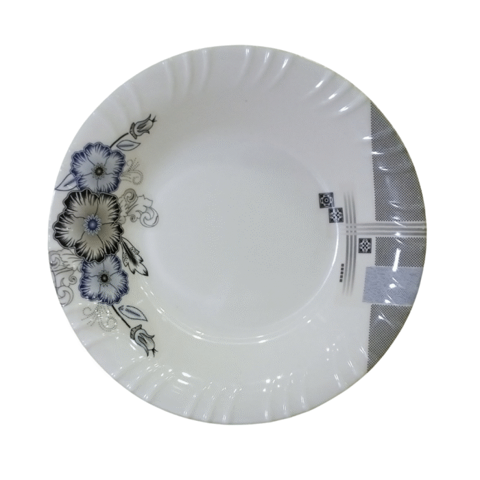 Printed Melamine Double Glazed 7.5 inch Quarter Plate For Dining